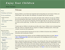 Tablet Screenshot of enjoyourchildren.com